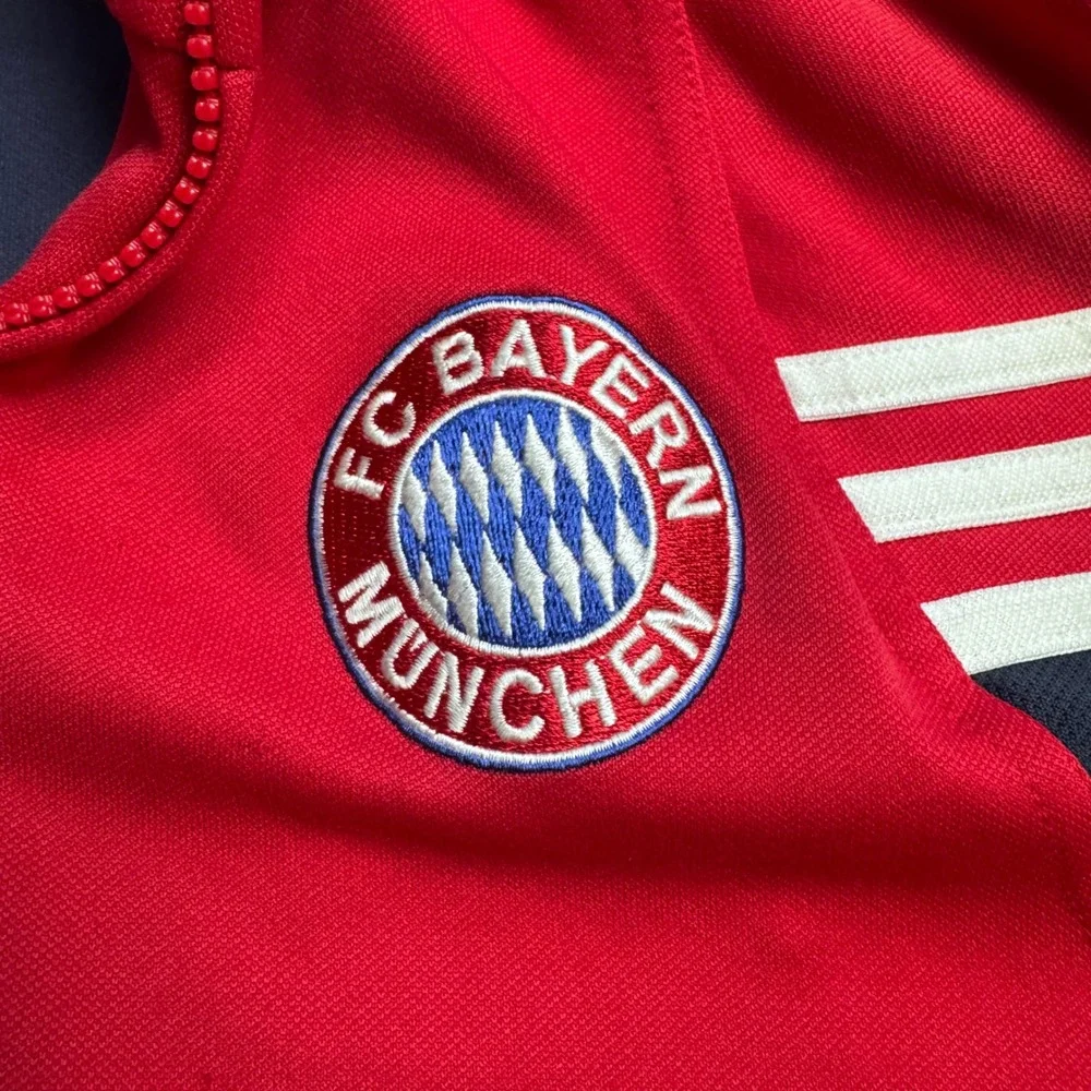 Adidas Bayern Munich Football Jacket and Pants Youth 10/12 Red Blue 2000s